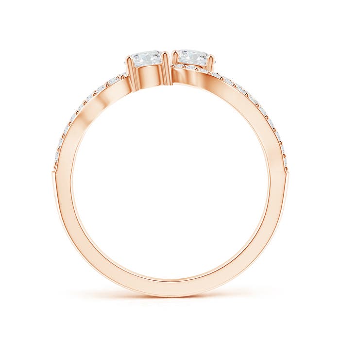 G, VS2 / 0.71 CT / 14 KT Rose Gold