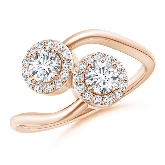 G, VS2 / 0.71 CT / 14 KT Rose Gold