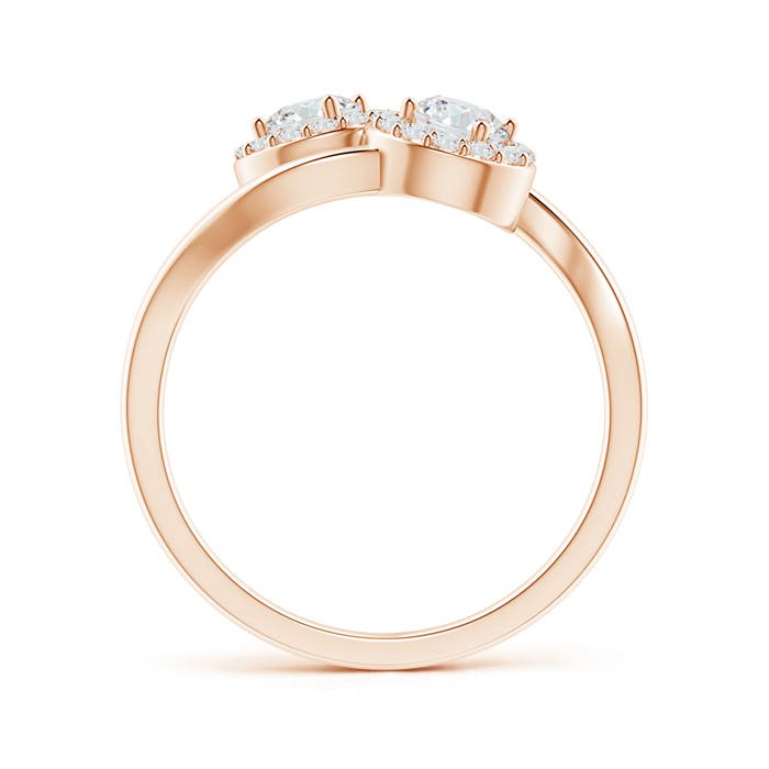 G, VS2 / 0.71 CT / 14 KT Rose Gold