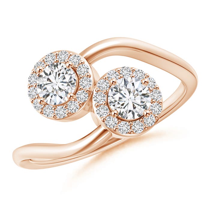 H, SI2 / 0.71 CT / 14 KT Rose Gold