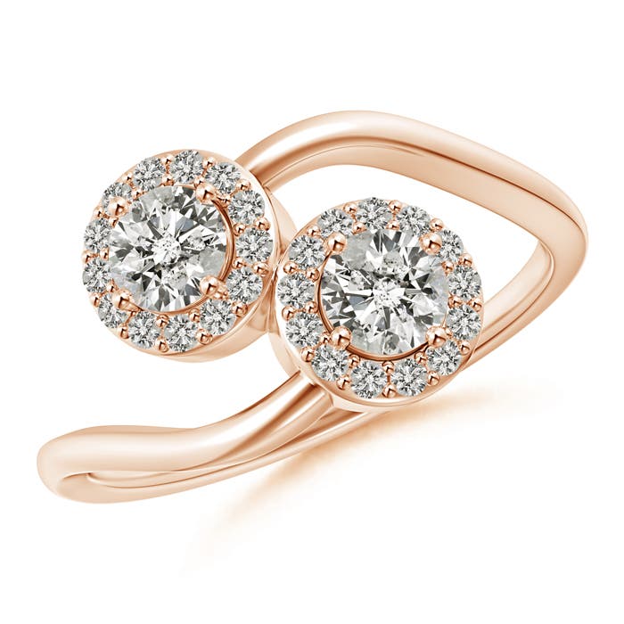 K, I3 / 0.71 CT / 14 KT Rose Gold