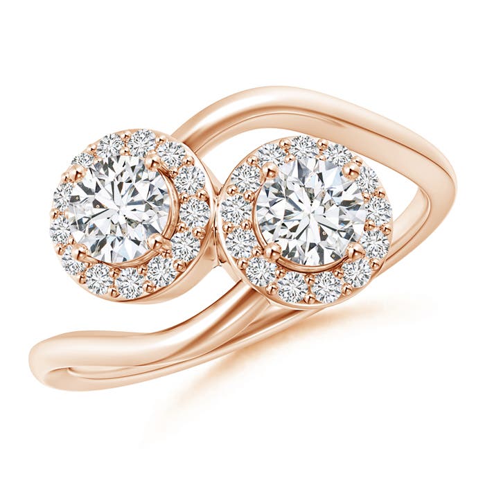 H, SI2 / 0.96 CT / 14 KT Rose Gold