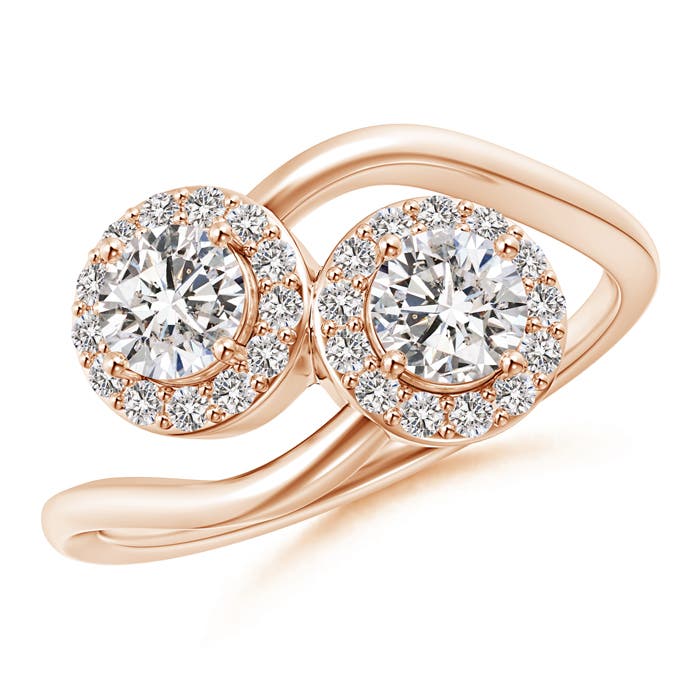 I-J, I1-I2 / 0.96 CT / 14 KT Rose Gold