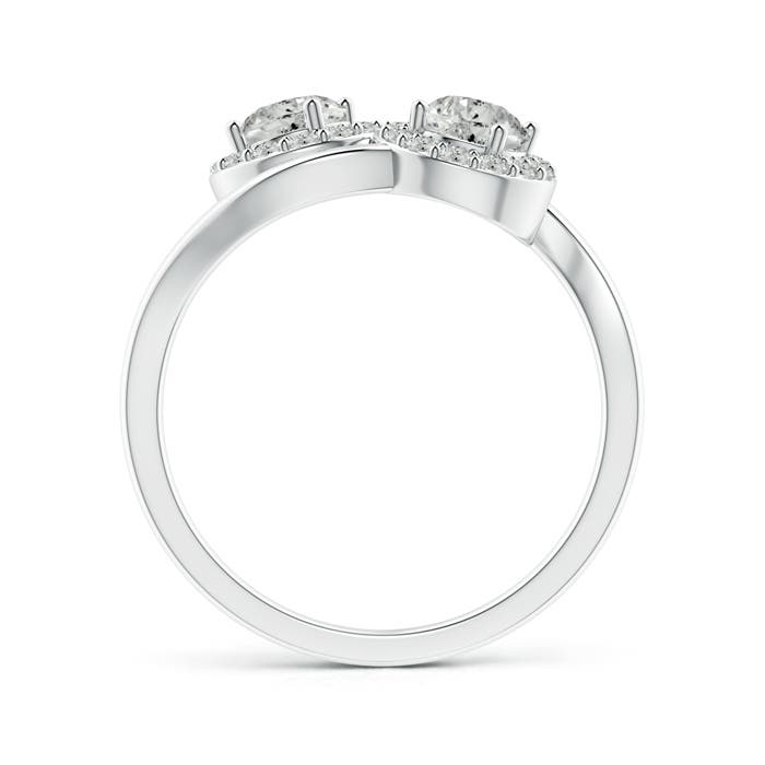 K, I3 / 0.96 CT / 14 KT White Gold