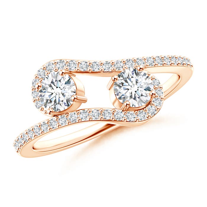 G, VS2 / 0.65 CT / 14 KT Rose Gold