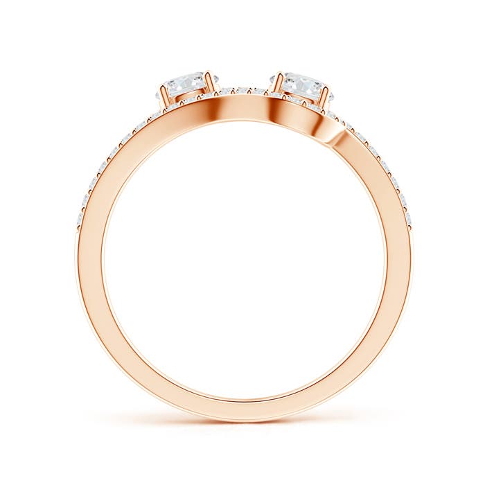 G, VS2 / 0.65 CT / 14 KT Rose Gold