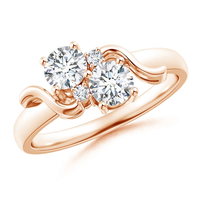 F-G, VS / 0.74 CT / 14 KT Rose Gold