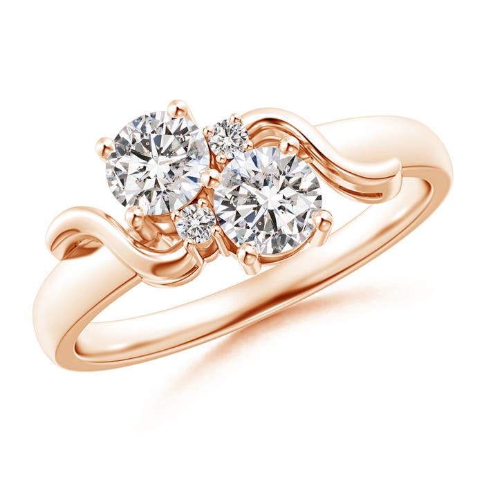 I-J, I1-I2 / 0.74 CT / 14 KT Rose Gold