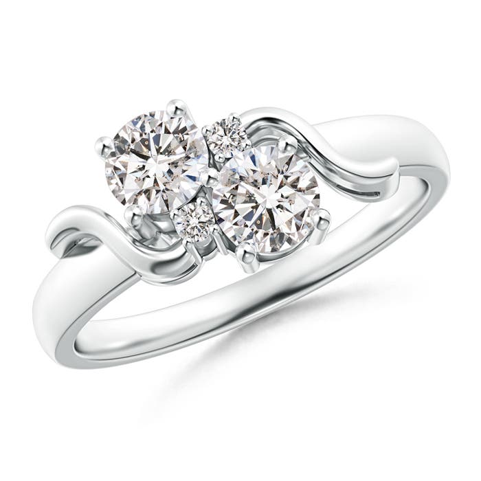 I-J, I1-I2 / 0.74 CT / 14 KT White Gold