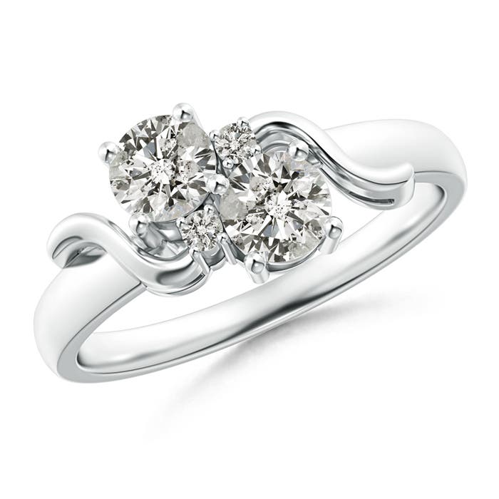 K, I3 / 0.74 CT / 14 KT White Gold