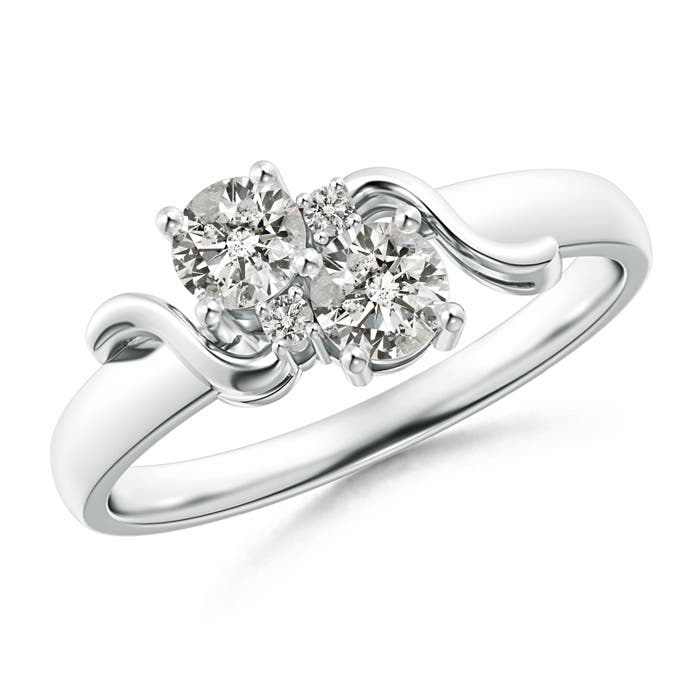 K, I3 / 0.49 CT / 14 KT White Gold