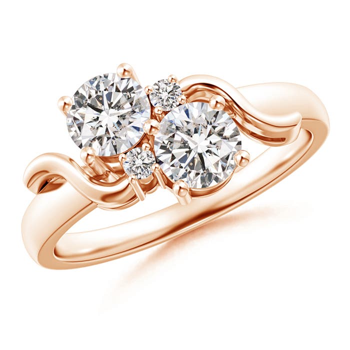 I-J, I1-I2 / 1 CT / 14 KT Rose Gold