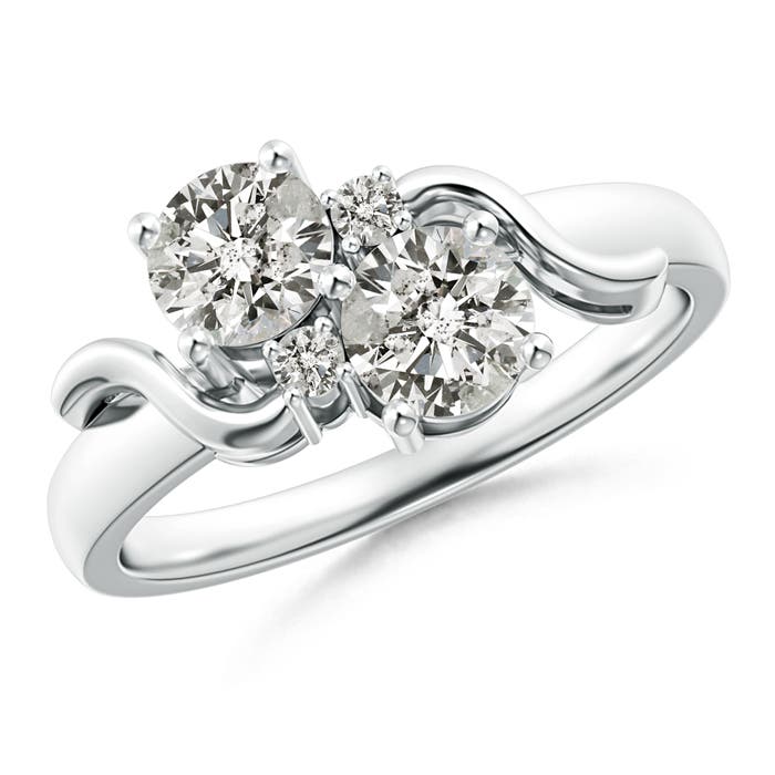 K, I3 / 1 CT / 14 KT White Gold