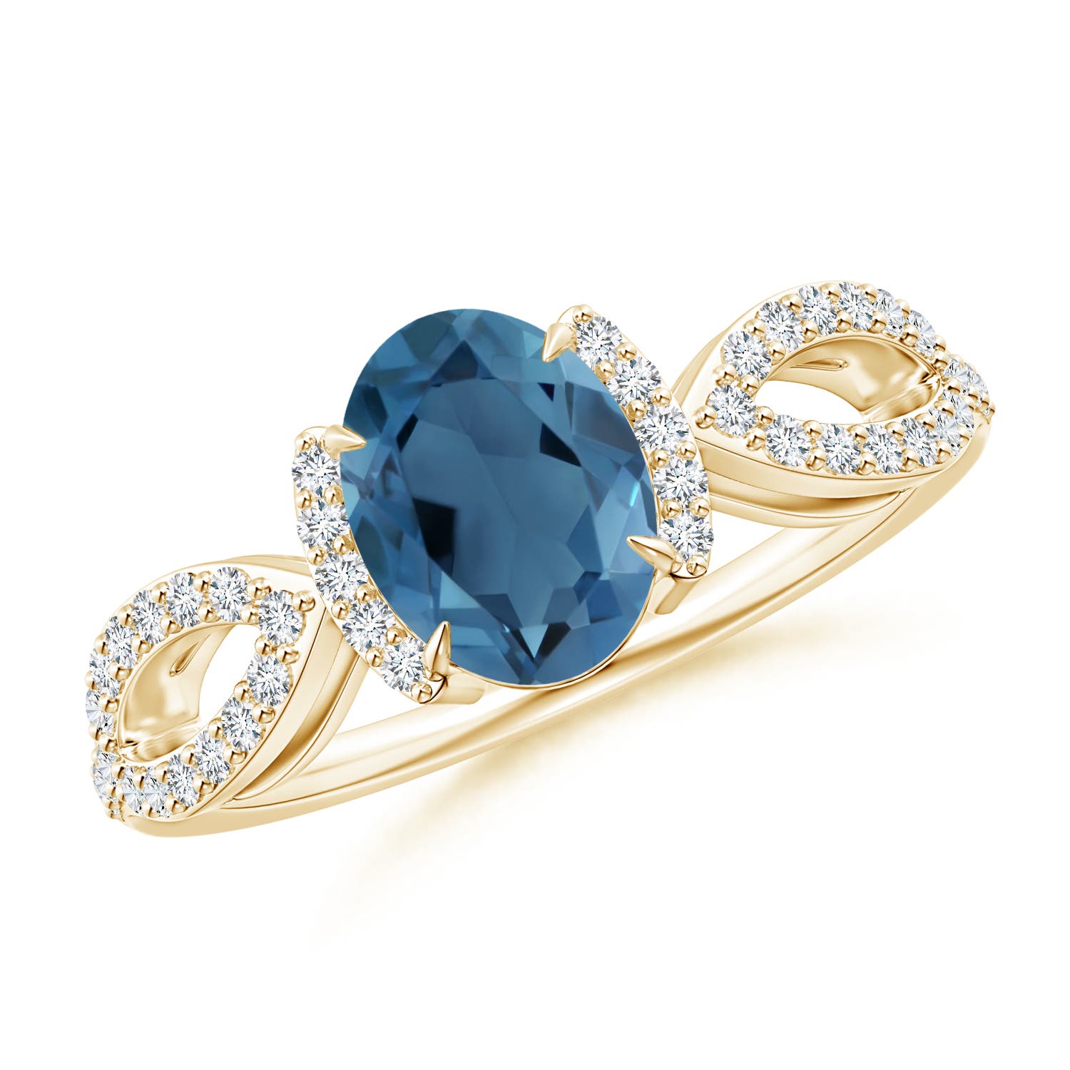 A - London Blue Topaz / 1.75 CT / 14 KT Yellow Gold