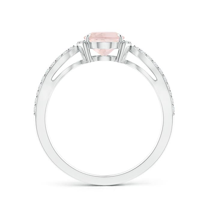 A - Morganite / 1.35 CT / 14 KT White Gold