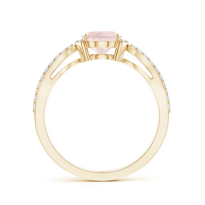 A - Morganite / 1.35 CT / 14 KT Yellow Gold