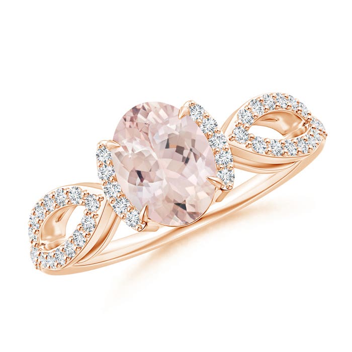 AA - Morganite / 1.35 CT / 14 KT Rose Gold