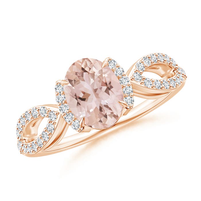 AAA - Morganite / 1.35 CT / 14 KT Rose Gold