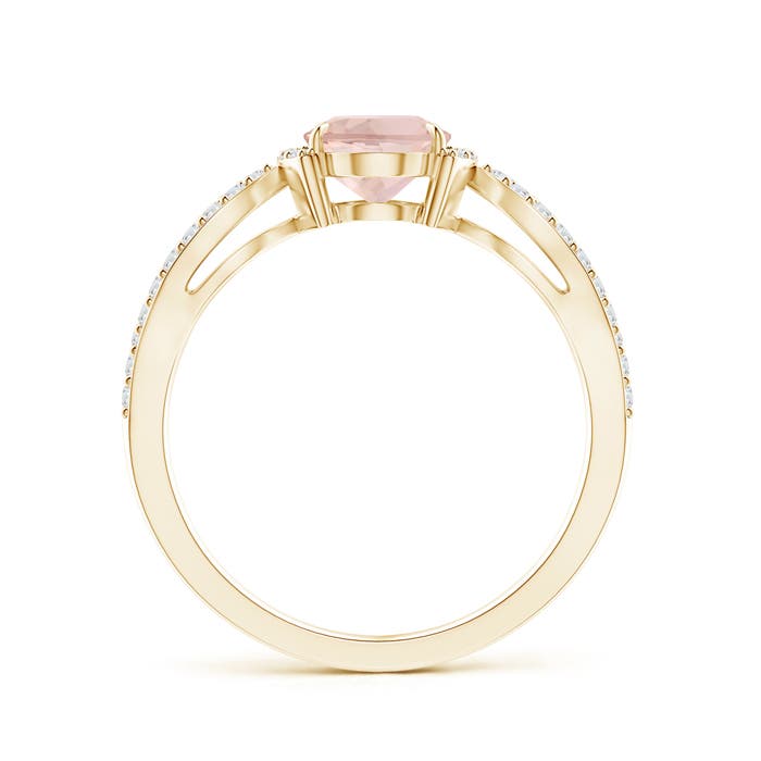 AAA - Morganite / 1.35 CT / 14 KT Yellow Gold