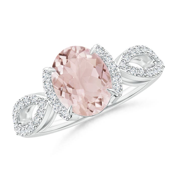 A - Morganite / 1.97 CT / 14 KT White Gold