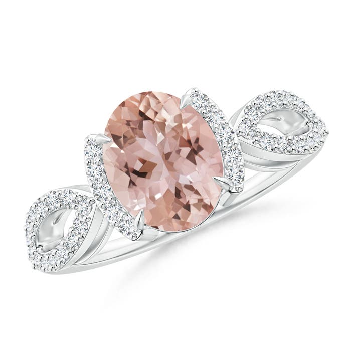 AAA - Morganite / 1.97 CT / 14 KT White Gold