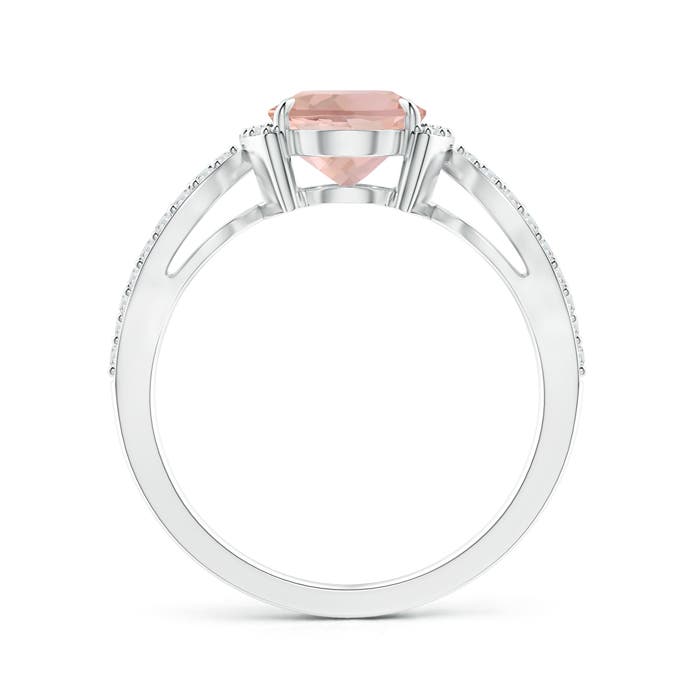 AAA - Morganite / 1.97 CT / 14 KT White Gold