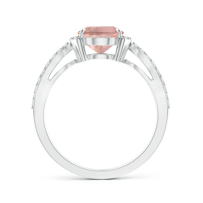 AAAA - Morganite / 1.97 CT / 14 KT White Gold