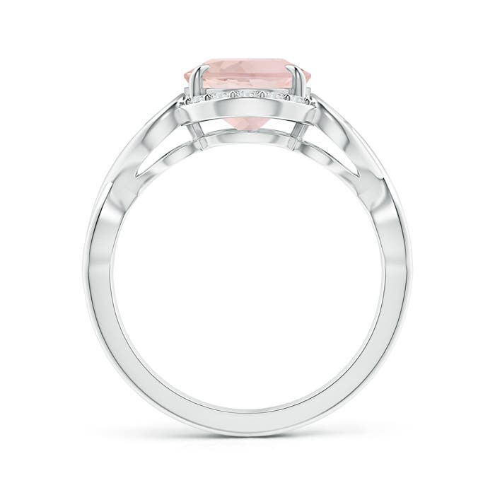 A - Morganite / 2.6 CT / 14 KT White Gold