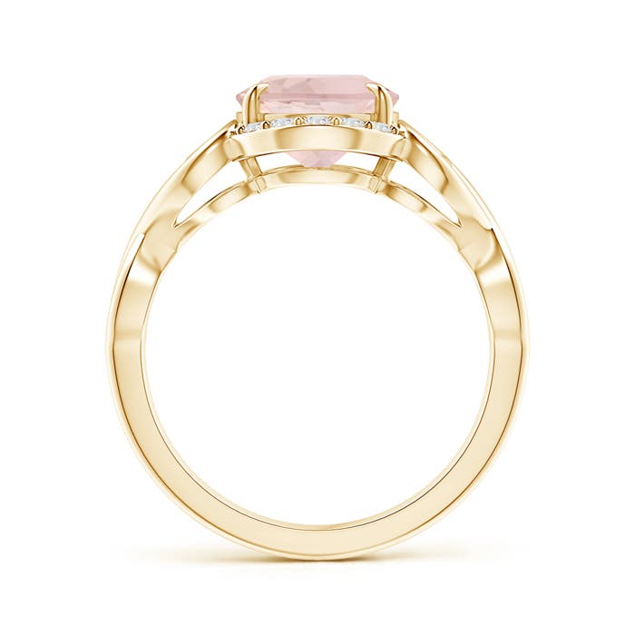 A - Morganite / 2.6 CT / 14 KT Yellow Gold