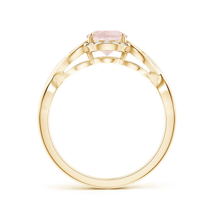 A - Morganite / 1.16 CT / 14 KT Yellow Gold