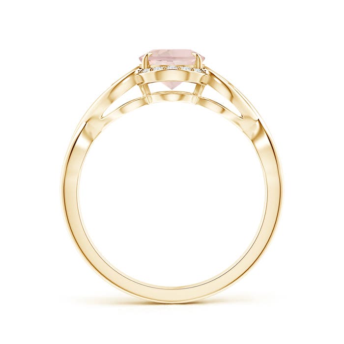 AA - Morganite / 1.16 CT / 14 KT Yellow Gold