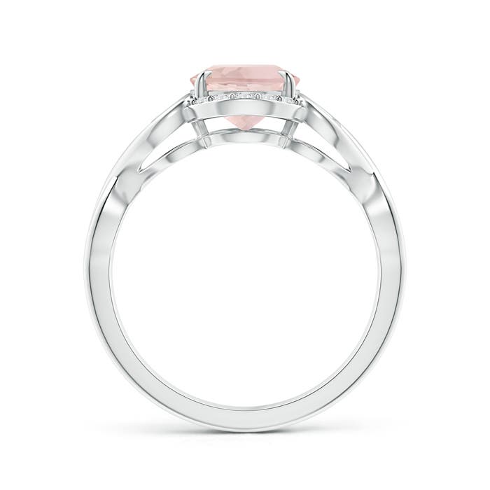 A - Morganite / 1.73 CT / 14 KT White Gold