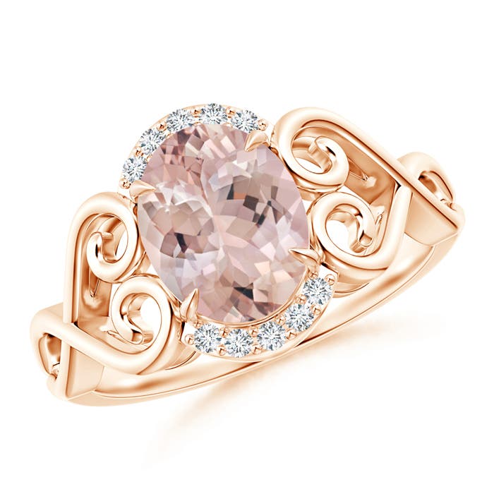 AA - Morganite / 1.73 CT / 14 KT Rose Gold