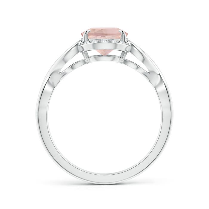 AA - Morganite / 1.73 CT / 14 KT White Gold