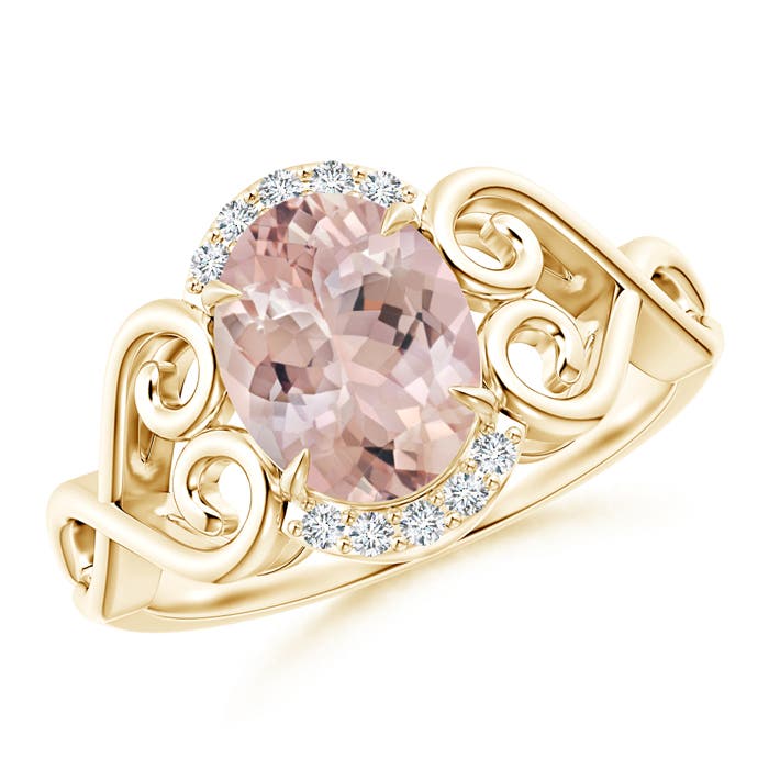 AA - Morganite / 1.73 CT / 14 KT Yellow Gold