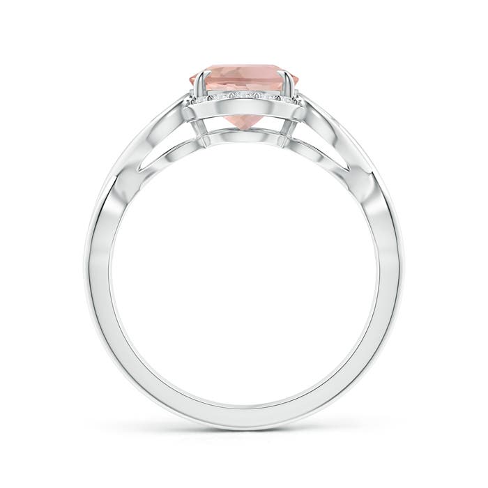 AAA - Morganite / 1.73 CT / 14 KT White Gold