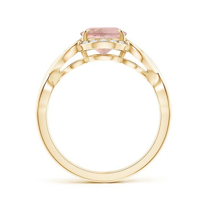 AAA - Morganite / 1.73 CT / 14 KT Yellow Gold