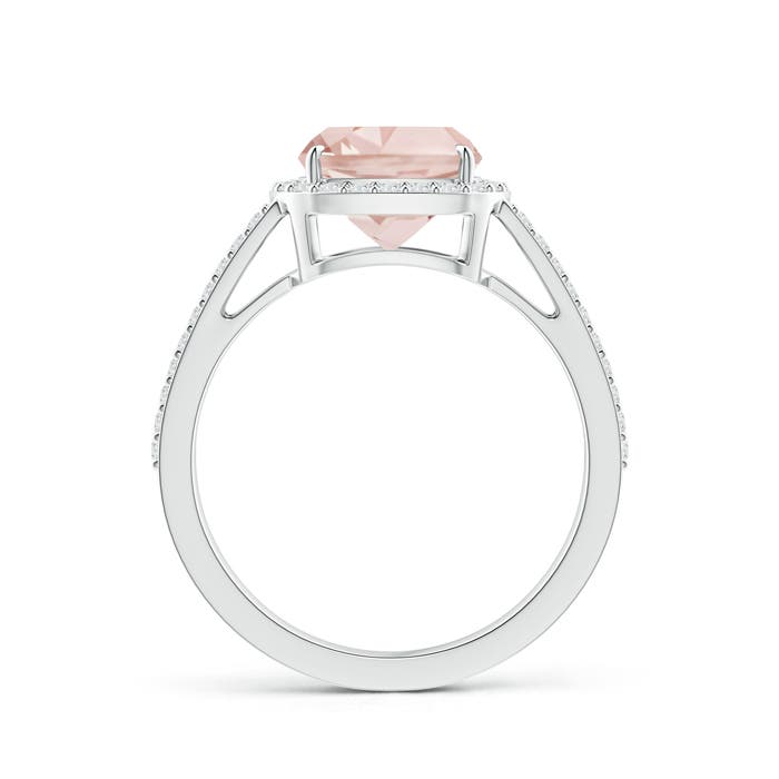 A - Morganite / 2.18 CT / 14 KT White Gold