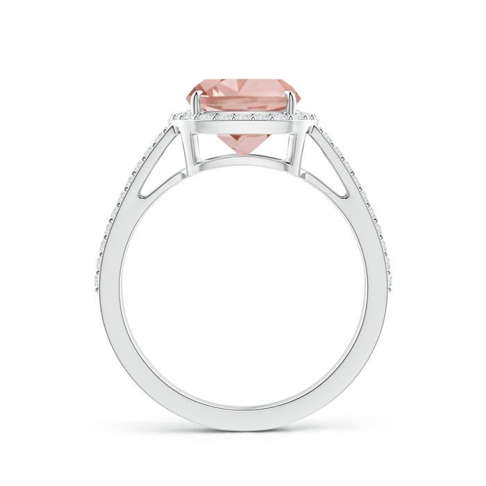 AAA - Morganite / 2.18 CT / 14 KT White Gold