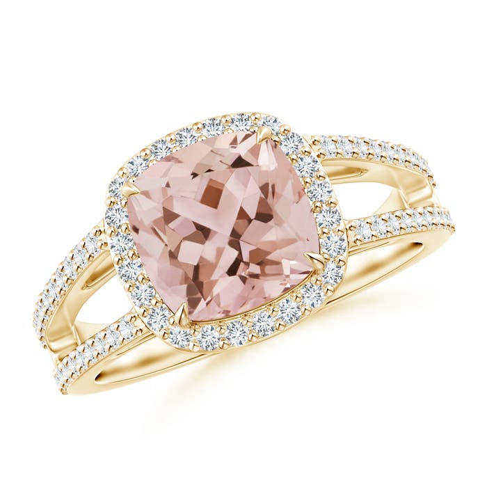 AAA - Morganite / 2.18 CT / 14 KT Yellow Gold