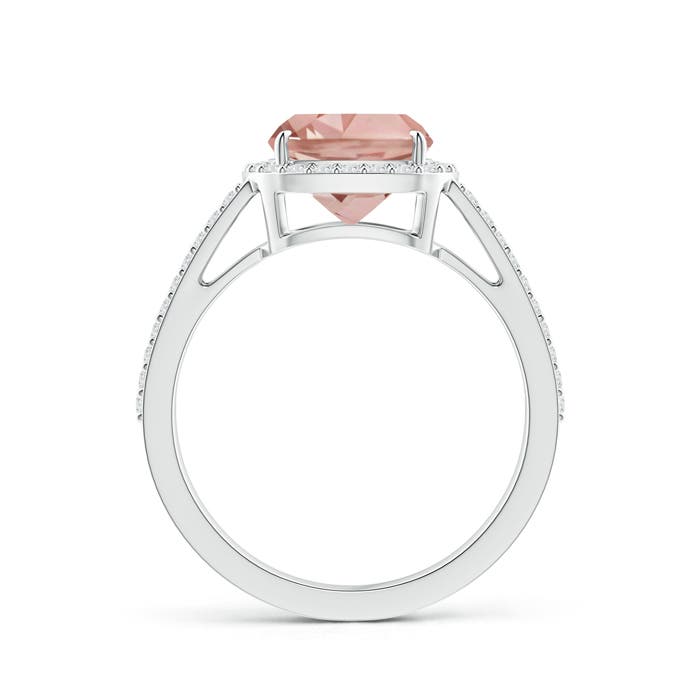 AAAA - Morganite / 2.18 CT / 14 KT White Gold