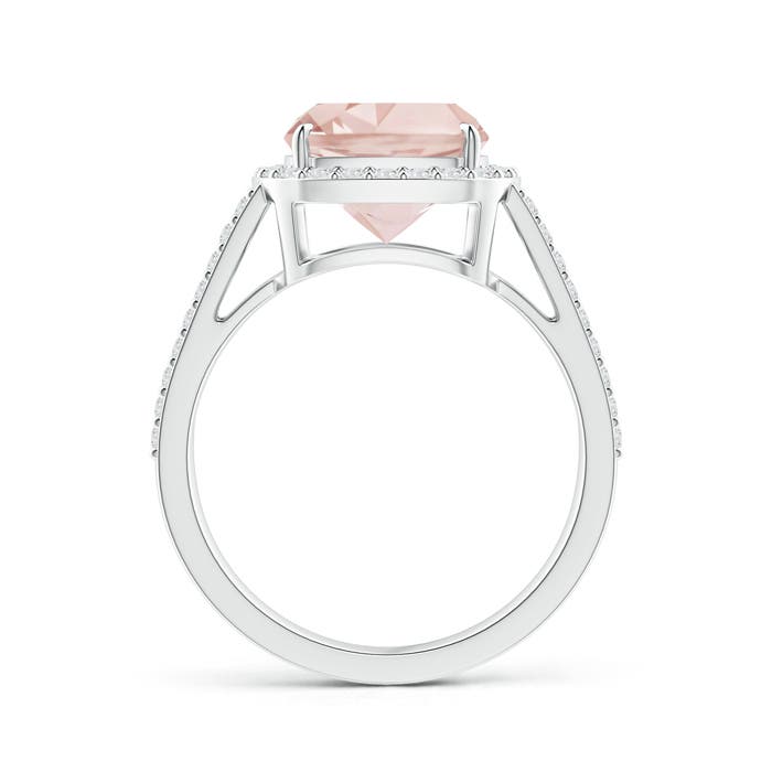 A - Morganite / 3.18 CT / 14 KT White Gold