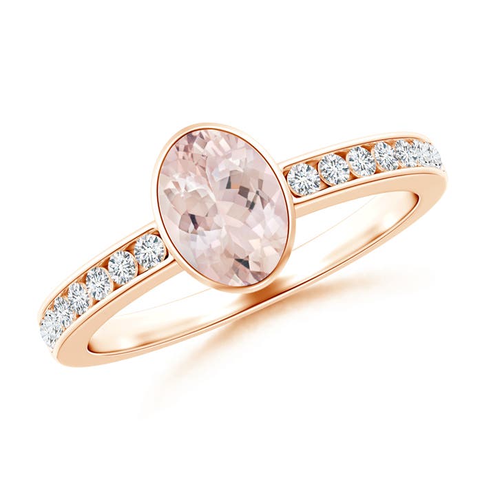 AA - Morganite / 0.9 CT / 14 KT Rose Gold