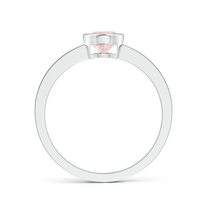 AA - Morganite / 0.9 CT / 14 KT White Gold