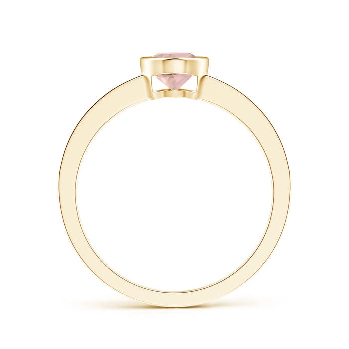 AAAA - Morganite / 0.9 CT / 14 KT Yellow Gold