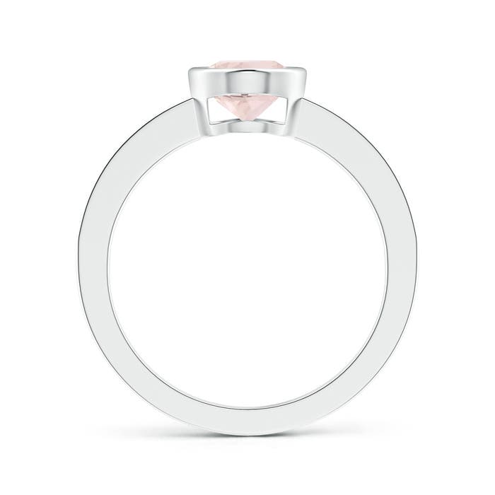 A - Morganite / 1.4 CT / 14 KT White Gold