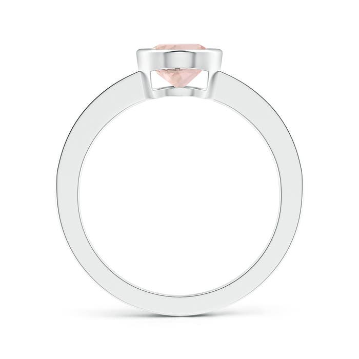 AAA - Morganite / 1.4 CT / 14 KT White Gold