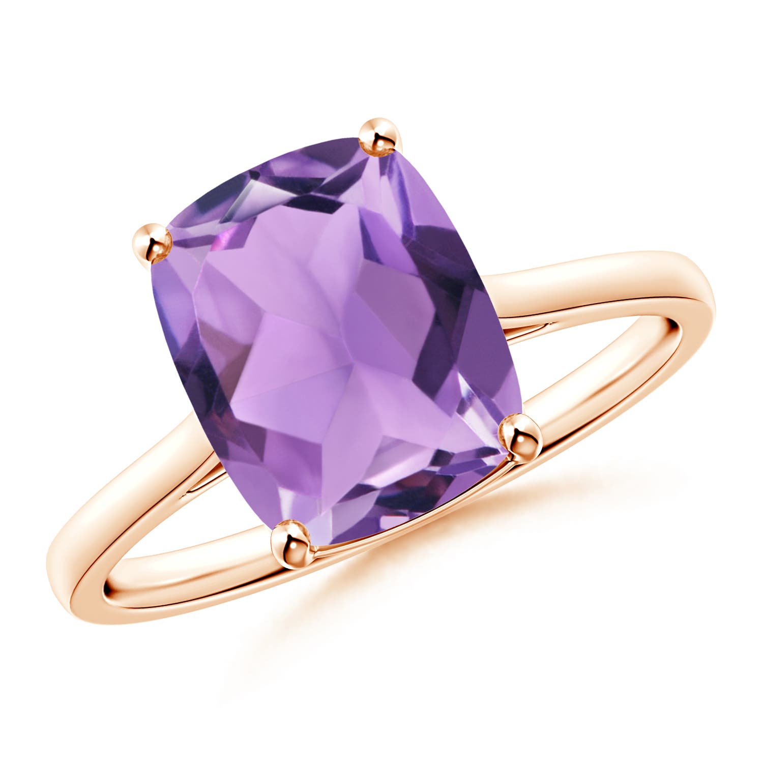 A - Amethyst / 2.7 CT / 14 KT Rose Gold