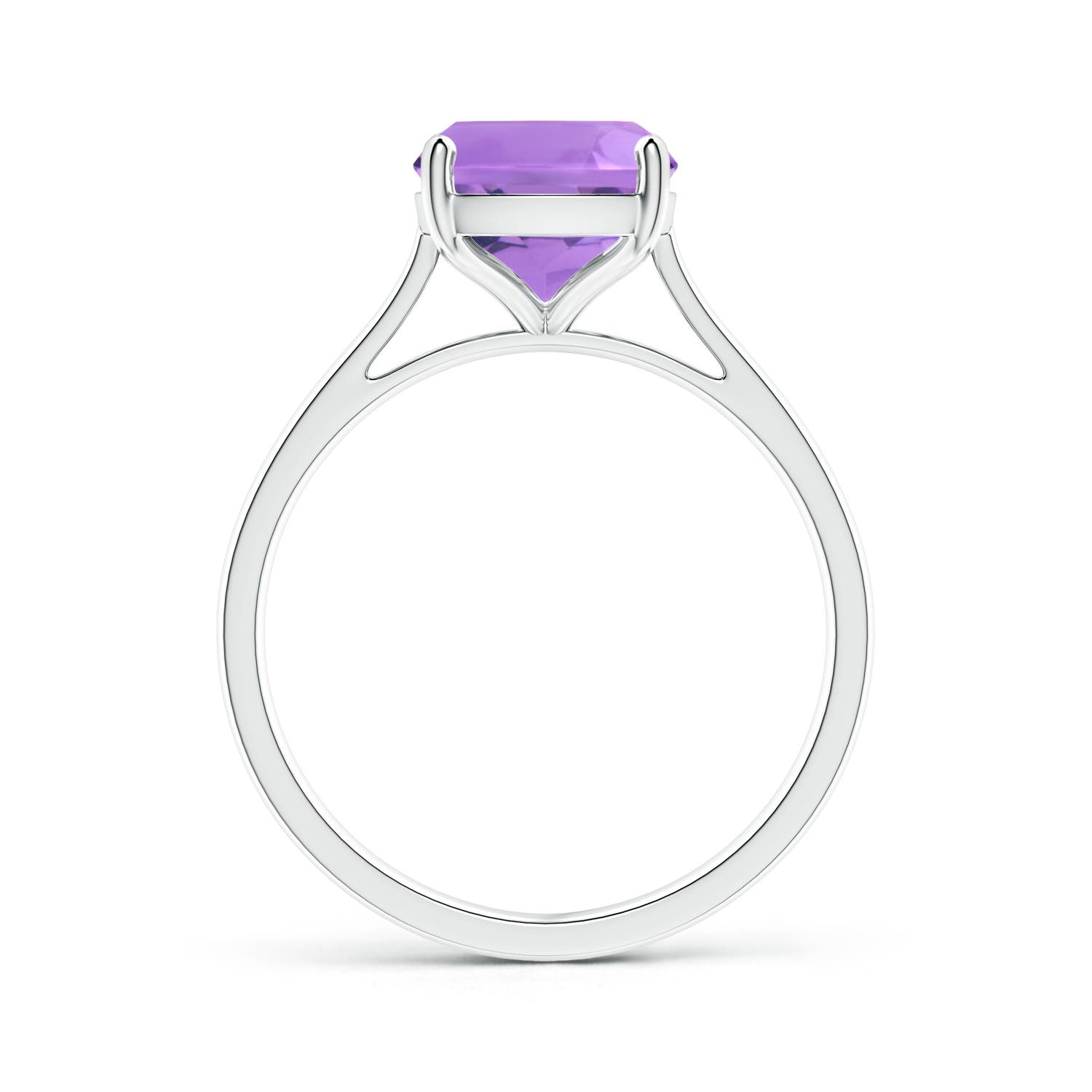 A - Amethyst / 2.7 CT / 14 KT White Gold