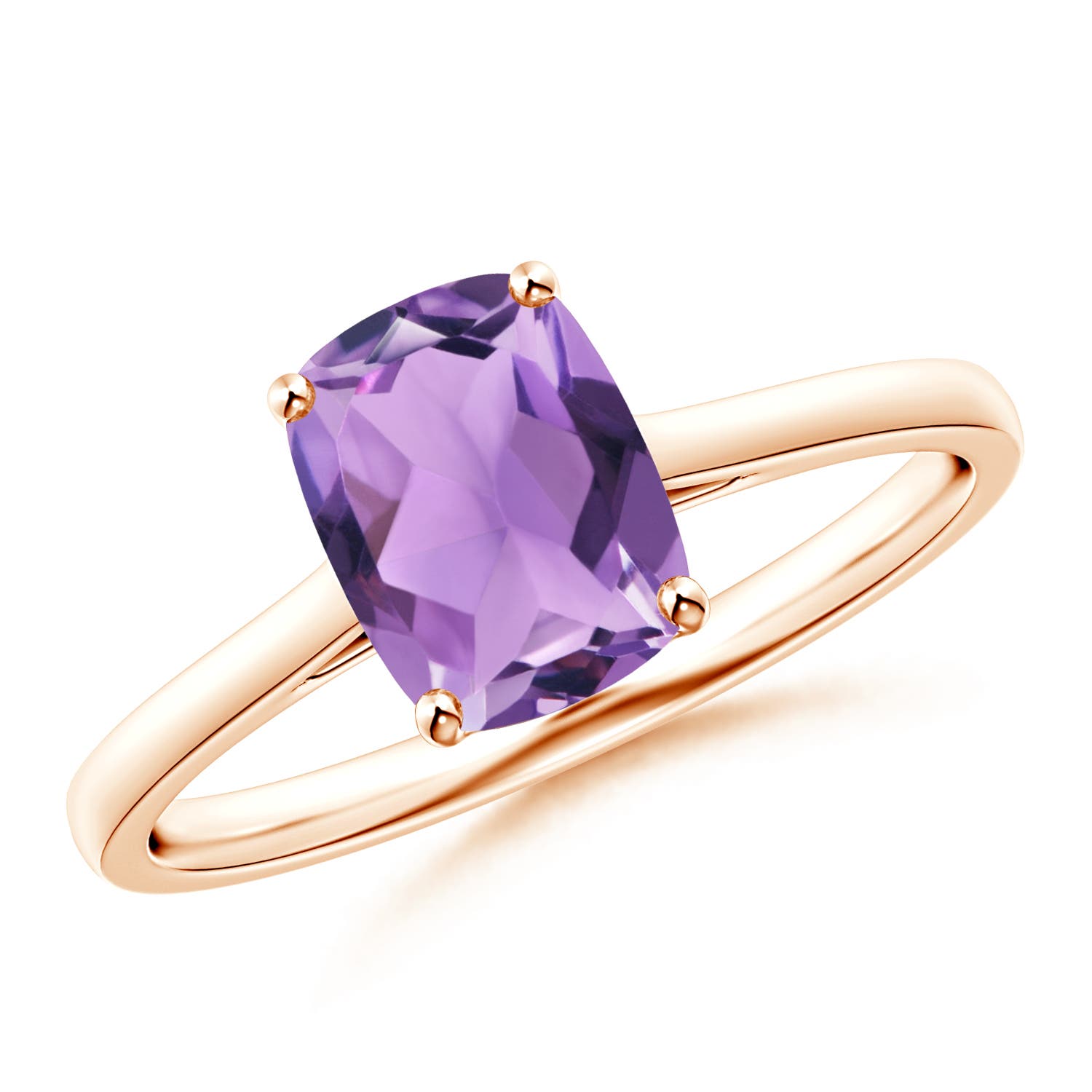 A - Amethyst / 1.2 CT / 14 KT Rose Gold